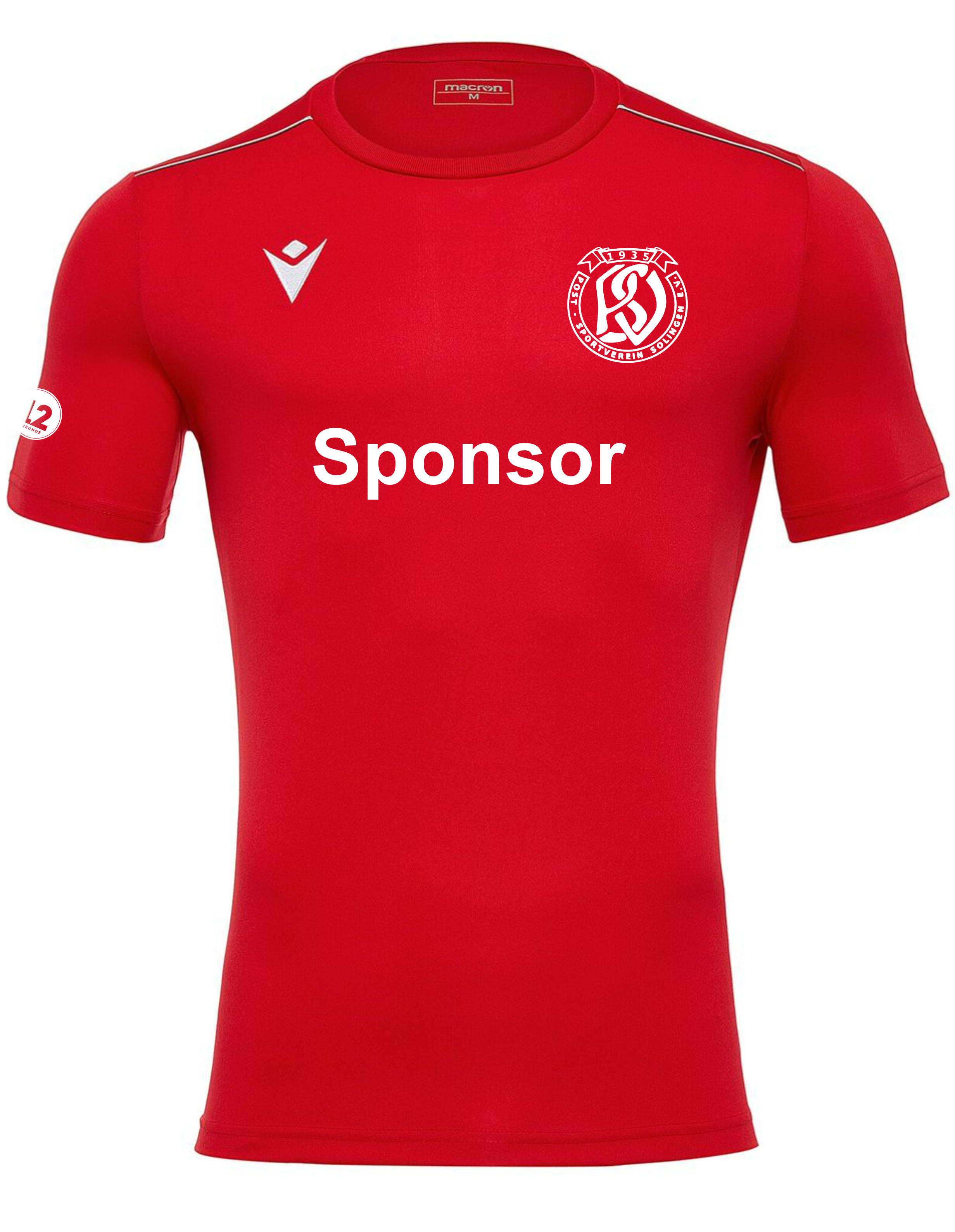 MACRON Trikot Rigel Hero Match Day Shirt Inkl. Inis Dein Vereinslogo 